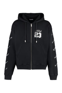 Cotton full zip hoodie